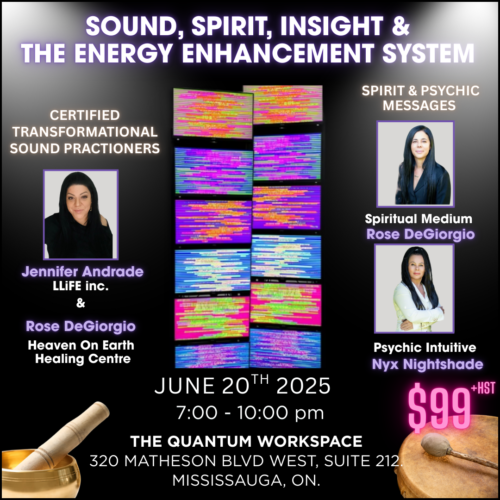 Sound, Spirit & Insight Event - June 20th, 2025