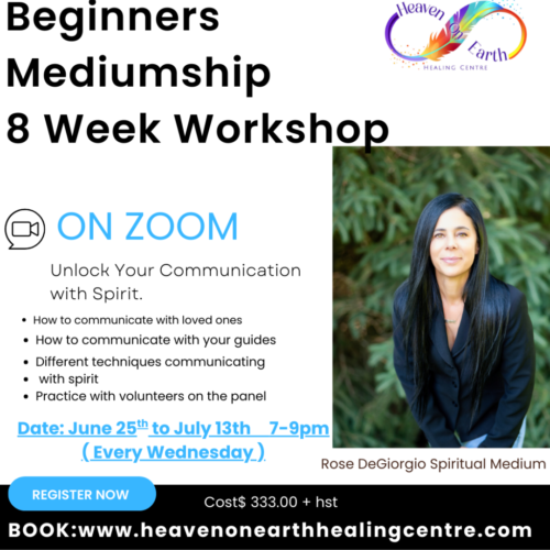 Mediumship Workshop- Level 1 - June 25-2025